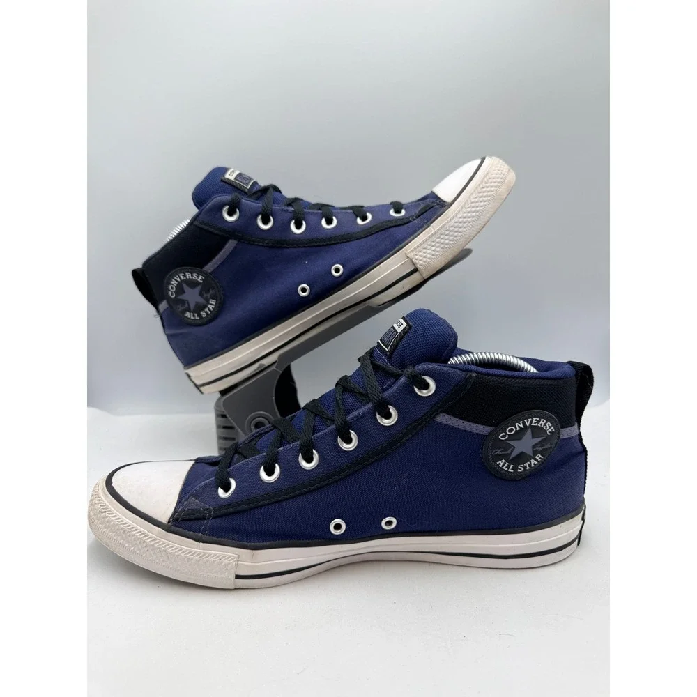 Converse All Star High Street Mens 10.5 Navy Blue  Mid Top Sneakers